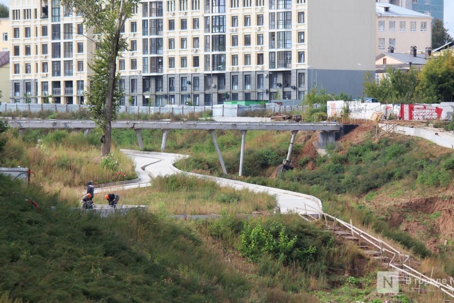 Проект на миллиарды: фоторепортаж из Почаинского оврага, где строится террасный парк