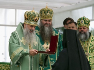 Икону блаженной Ксении Петербургской подарил владыка Варсонофий Серафимо-Дивеевскому монастырю