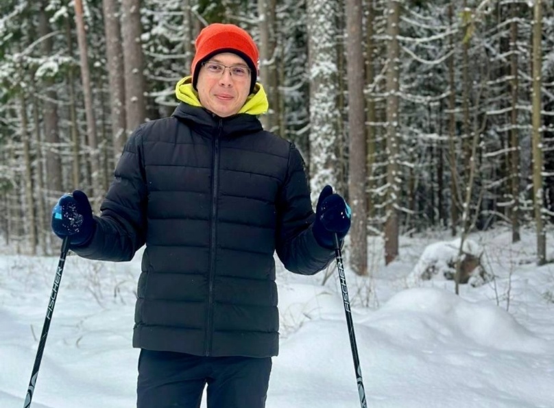 Нижегородский мэр Юрий Шалабаев встал на лыжи впервые за сезон - фото 1