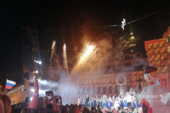 Иммерсивное шоу в постановке Ильи Авербуха состоялось в день 200-летия Нижегородской ярмарки - фото 61