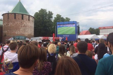 Матч Бразилия &mdash; Бельгия: прямая трансляция из фан-зоны в Нижнем Новгороде