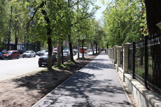 Тротуары на улице Белинского и у канатки отремонтировали по просьбам нижегородцев - фото 2