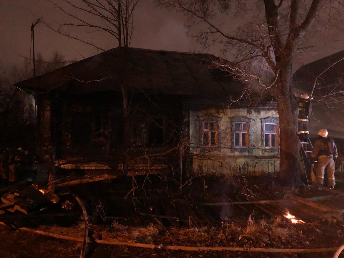 Вечерний пожар в Московском районе унес жизнь человека