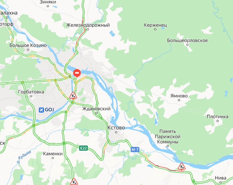 Пробки образовались на въездах в Нижний Новгород вечером 29 июня - фото 2