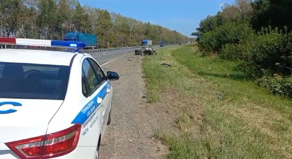 Подросток погиб в слетевшей на скорости с трассы М-7 иномарке в Лысковском районе - фото 1