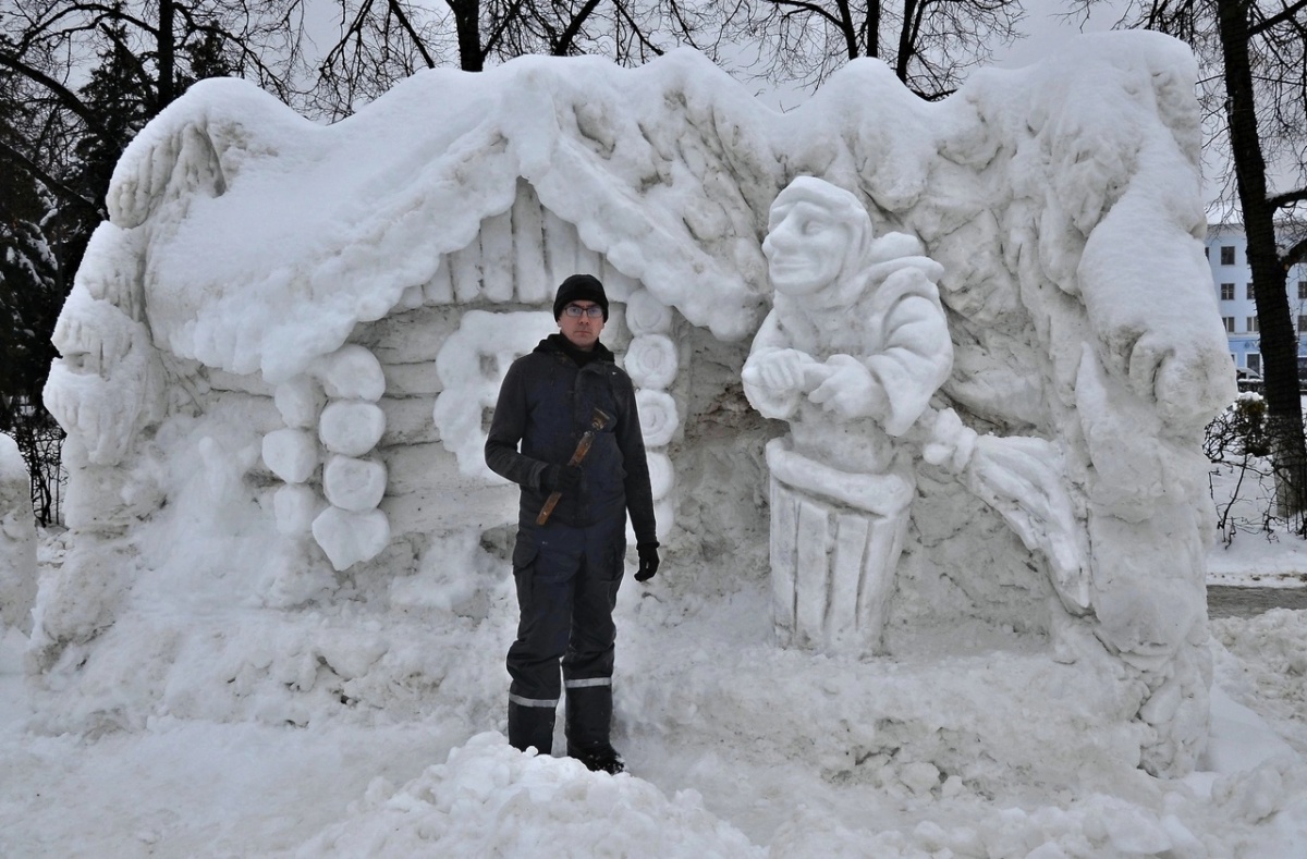 Избушка на курьих ножках из снега появится в Дзержинске - фото 1