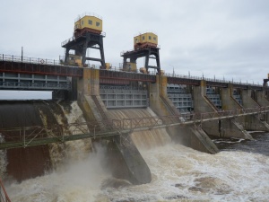 Уровень притока воды снижается на Нижегородской ГЭС
