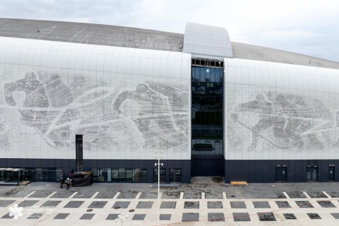 Стройка завершается: как сейчас выглядит Ледовый дворец на Стрелке - фото 4