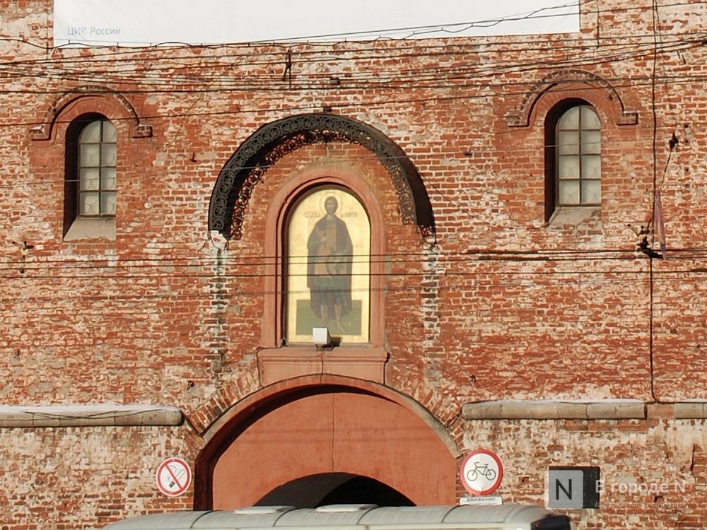 На башне Нижегородского кремля установят мозаичную икону