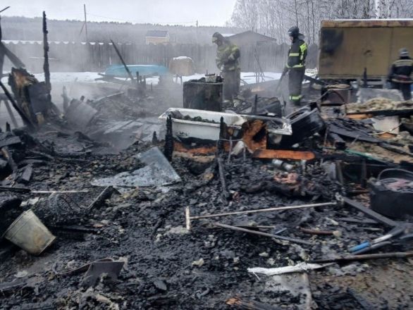 Труп мужчины обнаружили после пожара в Городецком округе - фото 2