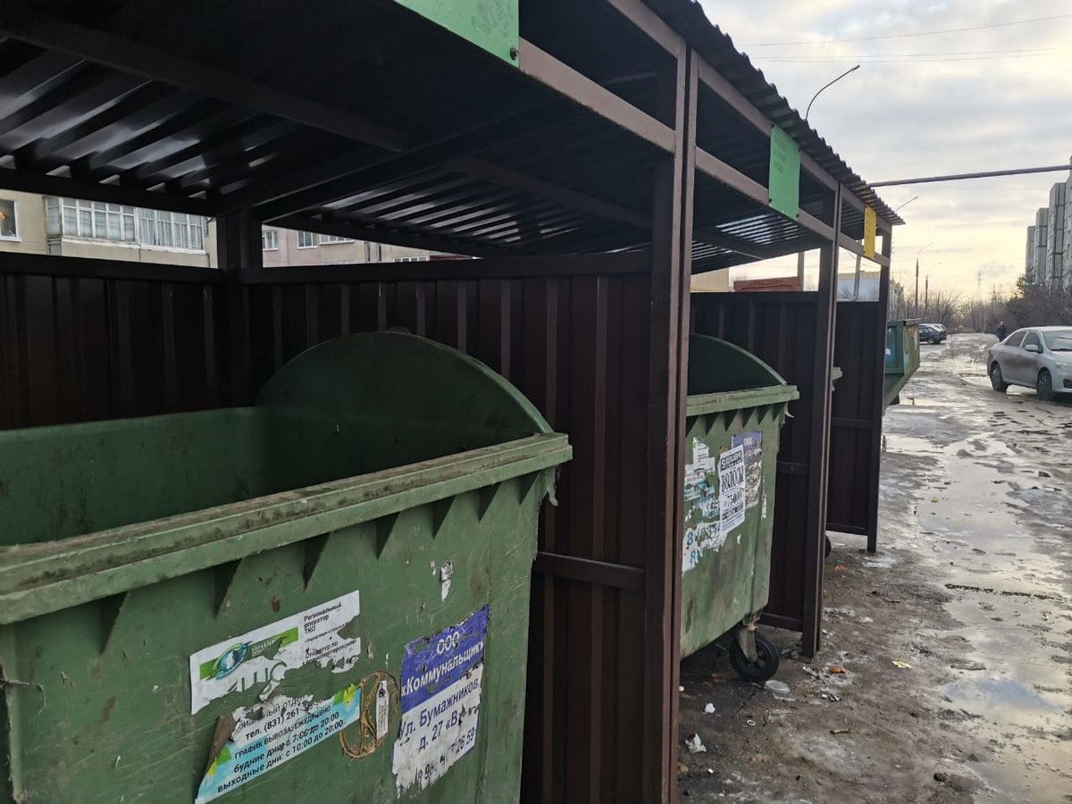 160 площадок для мусорных контейнеров оборудовали с Балахнинском районе - фото 1