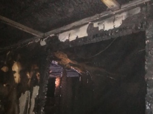На ночном пожаре на Бору погиб человек
