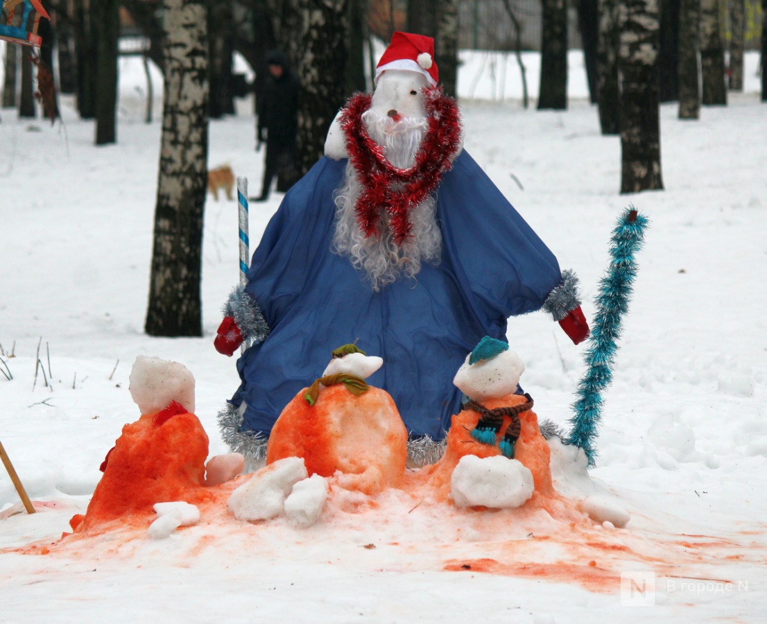 Снежные драконы появились в нижегородском парке Пушкина - фото 2