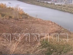 Оползень произошел в Новинках