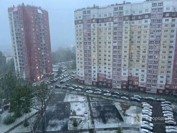 Фото: снежная буря обрушилась на Нижний Новгород 7 мая - фото 11