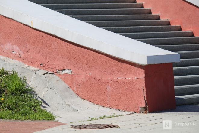 Трещины и сколы устранили на Чкаловской лестнице в Нижнем Новгороде - фото 8