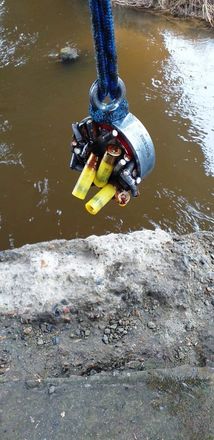 Полтысячи боеприпасов и 240 патронов нашли металлоискатели в реке под Городцом - фото 4